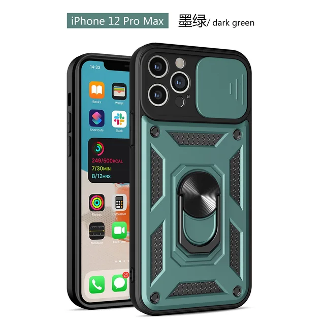 Armor Shockproof Phone Case For OPPO Realme Reno A32 A15 15S A53 A54 A72 A73 A74 A93 A94 8 5 5Z 4 Pro Lite 5G 4G 2020 PC Cover Green