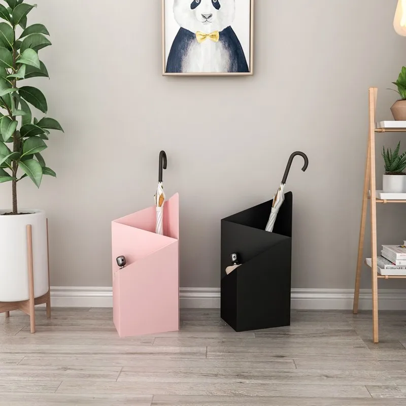 Iron Umbrella Stand Free Standing Umbrella Holder Organizer Non-Slip Stand Rack For Home Hallway Entryway Storage