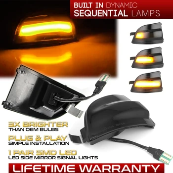 

Car Dynamic Turn Signal Light For Ford Focus 2 MK2 2004-2008 C-MAX LED Mirror Repeater Sequential Indicator Blinker Lamp