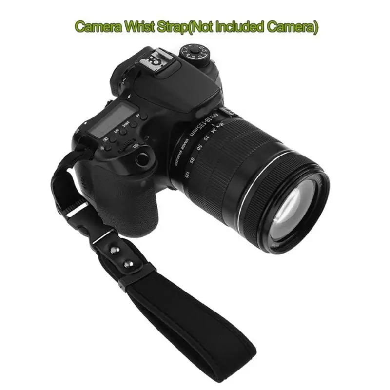 Неопреновый мягкий быстросъемный ремешок на запястье для камеры Canon Nikon Sony Fujifilm