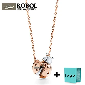

High quality original xl tfb 925 sterling silver rose gold firefly necklace necklace suitable for female birthday free wholesale