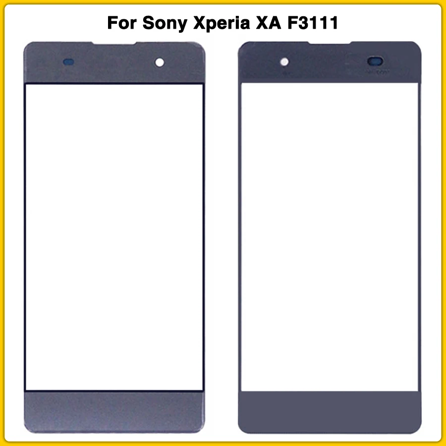 

New XA LCD Front Touch Glass Lens For Sony Xperia XA F3111 F3113 F3112 Touch Screen Panel Digitizer Outer Glass Lens