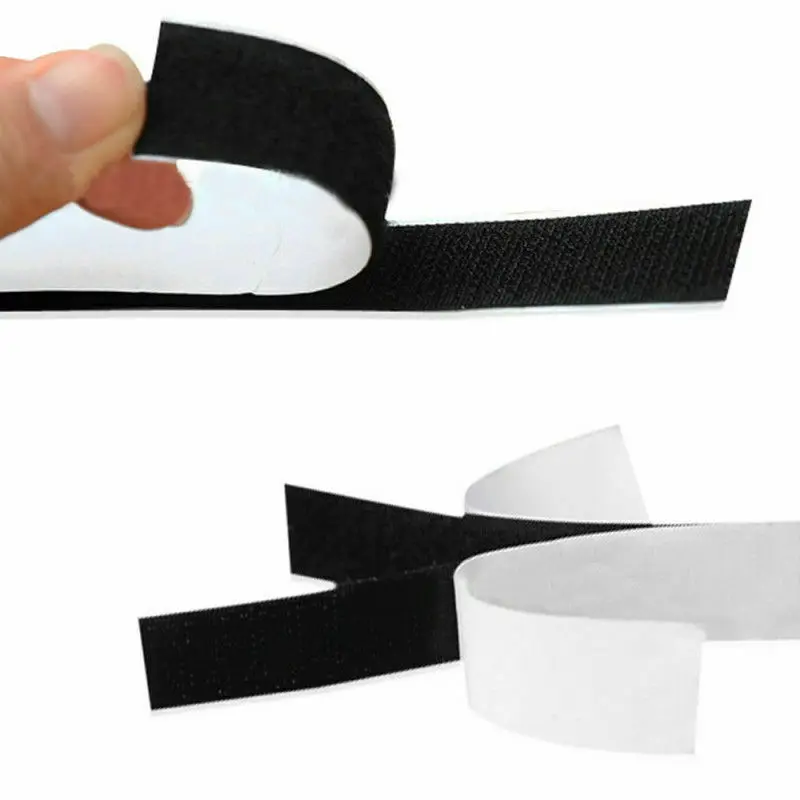 

Heavy Duty Fastening Tape Self Adhesive Sticky Strip Sew On Tape Hook Loop