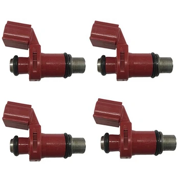 

4 Pcs Fuel Injectors 6D8-13761-00-00 for Yamaha 80 BEL 75-90HP 4 Stroke 10 HOLE