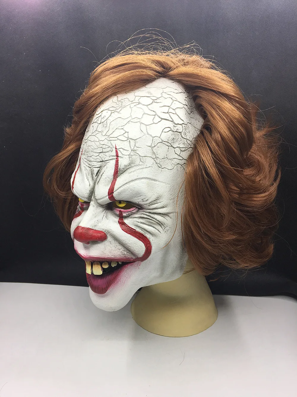 Хэллоуин Стивен Кинг это маска ужаса одежда для клоуна маска пеннивайза латекс страшная маска клоуна вечерние реалистичные аксессуары для косплея