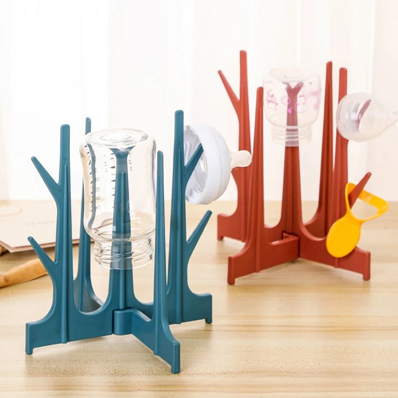 1PC Multi-function Bottle Dry Rack Baby Bottle Drain Drying Racks Baby Cleaning Dryer Drainer Storage Drying Rack Holders