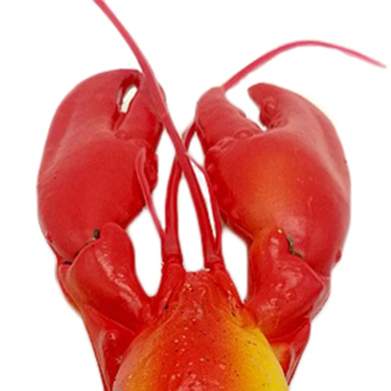 

Ocean Lobster Model Beach Props Toy Decoration 2pcs Simulation Plastic
