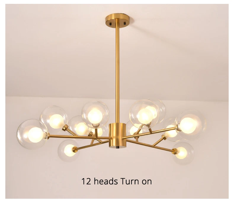 globe chandelier Modern Living LED Chandelier Gold Stylish Tree Branch Lamp Dining Room Restaurant Home Indoor Lighting Decor Ceiling Chandeliers chandeliers