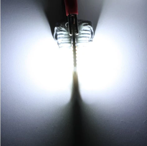10 шт./компл. белый светодиодный свет AC/DC 12V 24SMD лампы Парковка хвост карта номерного знака автомобиля Замена аксессуары