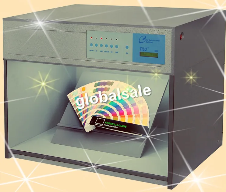 Бесплатная доставка цветной шкаф 6 источников света: D65 TL84 UV F CWF U30 Размер: 71*54*63 см