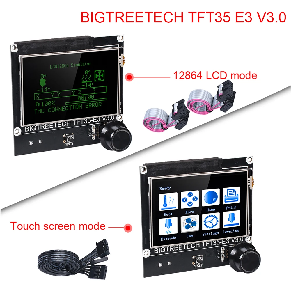 Sensível ao Toque Controle de 3.5 3d para Ender Bigtreetech Tela - 12864 Display Lcd Polegada Peças Impressora 3 Skr V1.3 Pro Cr10 Mini Tft35 e3 V3.0 - Imagem 2