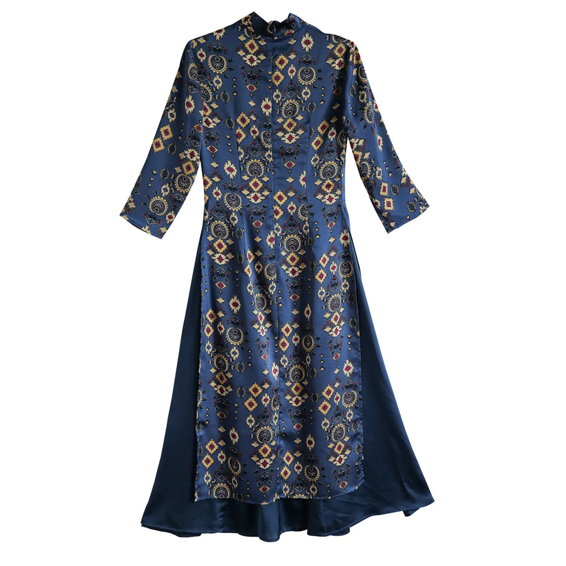 Винтаж ropa aodai Вьетнам длинное платье Чонсам для женщин традиционная одежда ao dai Платья Восточный, Азиатский вьетнамский