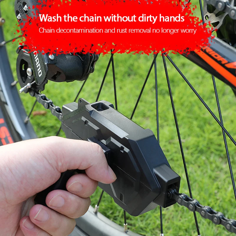 Arandela de fijación de cadena de bicicleta Soporte de cadena de bicicleta de montaña Accesorios de herramienta de arandela de cadena Limpiador de mantenimiento de cadena de bicicleta para mantenimien