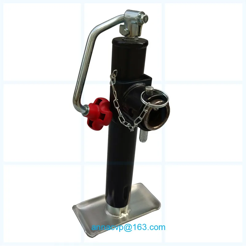 2000Lbs Trailer tongue Swivel Jack Top Wind Pipe Mount 10 Lift  camper caravana jockey wheel (2)