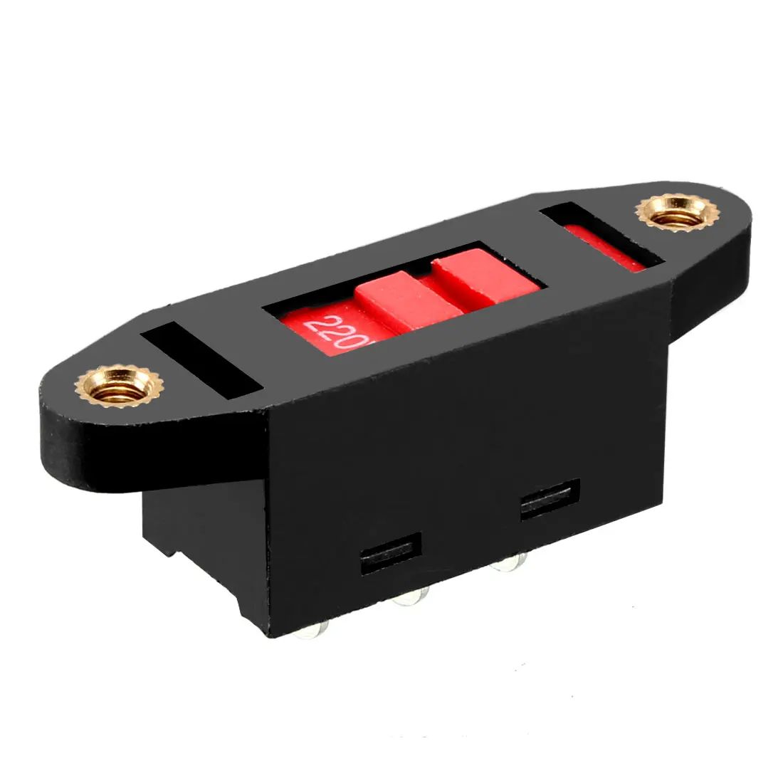 

uxcell 5pcs AC 110V to 220V 3 Terminals SPDT 2 Position Vertical Voltage Selector Slide Switch