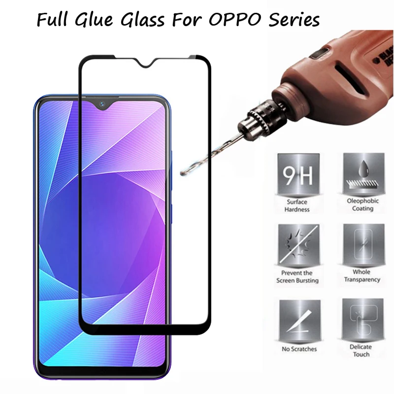 Закаленное стекло 9D для Oppo Realme XT X2 Pro 5 5i защитное с полным покрытием 3 3i 2 C2 X50 X Lite Real
