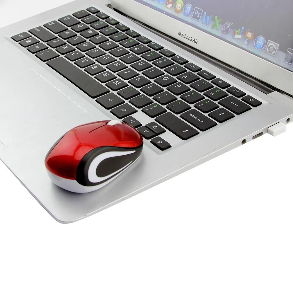 Беспроводная мышь, Портативная оптическая, USB, 3D, Mause, маленькие мини мыши для детей, девочек, для Xiaomi, ноутбука, ПК, для Apple Macbook Air