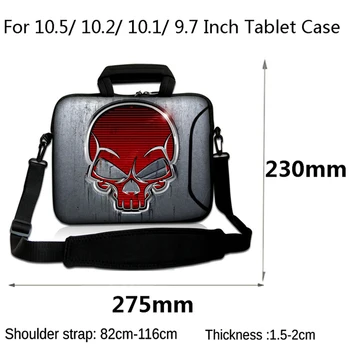 

For Huawei MediaPad M2 10.1 A01W Lenovo Samsung Tab A 10.1" iPad Pro 10.5 Sleeve Case Messenger Tablet PC Bag 10" 10.2" 9.7 Inch