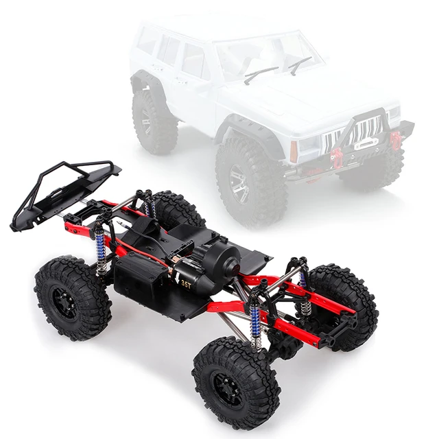 AUSTAR A2X-313C RC Car Chassis 275mm Wheelbase Chassis Frame 540 35T Motor for 1/10 RC Crawler Car Axial  SCX10 II RC Car