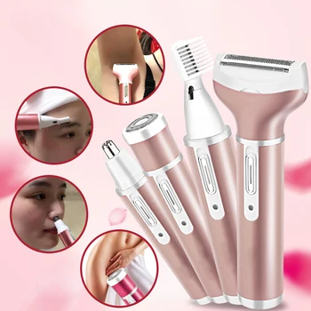 

Electric Shaver Nose Ear Hair Removal Tool Portable Vibrissae Trimmer Mute Handy Cleaner Rhinothrix Cutting Safe Shaving Machine