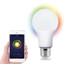 Smart LED Light Bulb E27 Screw RGB WiFi Multicolor Light Bulb ECHO Google Home