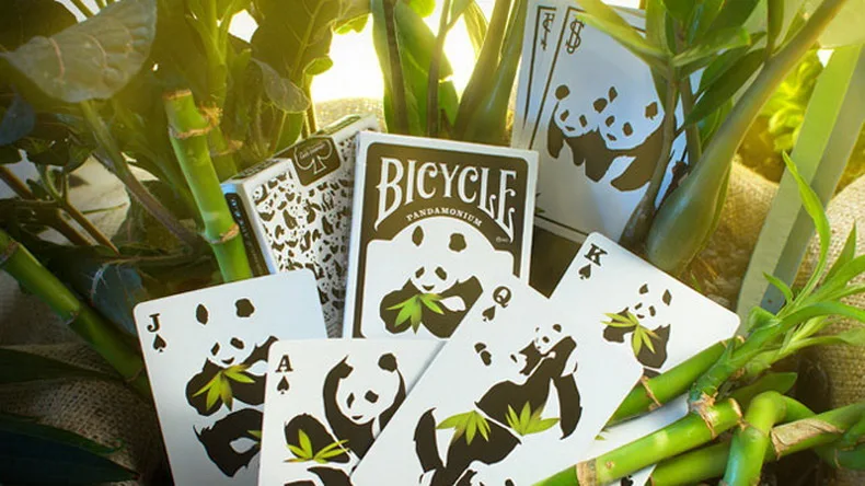 Велосипед панда колода игральные карты черный и белый покер Pandamonium магический реквизит Волшебные трюки игрушки для профессионального волшебника