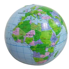 30 см надувной глобус Карта океана мира земной шар, обучающий развивающий пляжный мяч для детей, развивающие принадлежности