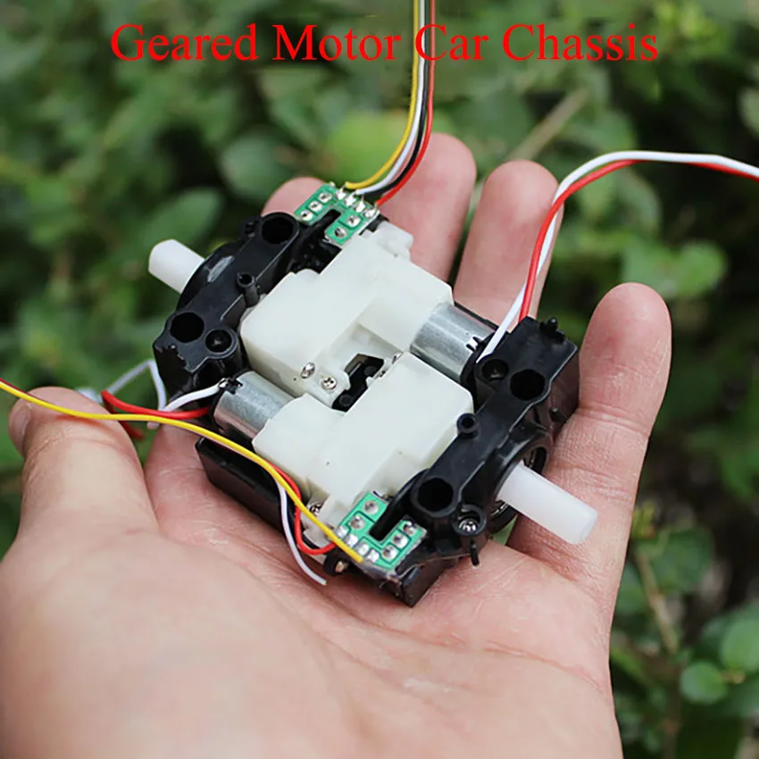 DC5V Geared DC Motor 40mA Ball Bearing Output Motor with Code Wheel Speed Smart Car Chassis Tracing Car Robot Gear Motor