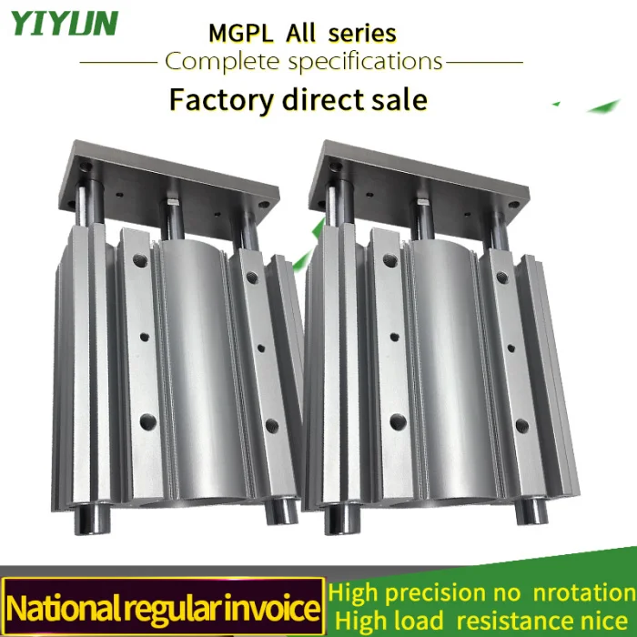 YIYUN типа SMC компактный направляющий цилиндр MGPL20-350Z MGPL20-400Z серия mgpl