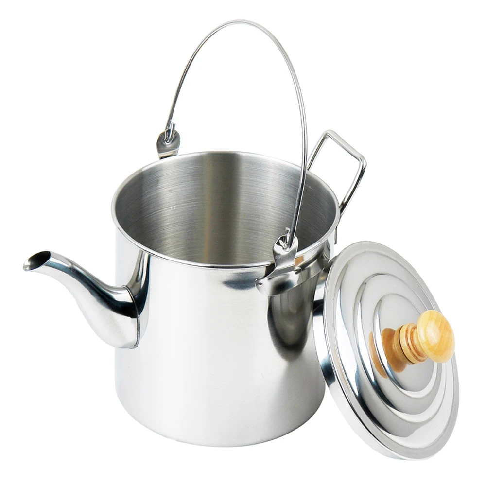 Открытый походный чайник Портативный 3000 мл чайный чайник из нержавеющей стали кофейник с ручкой для кемпинга туризма