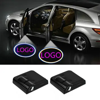 

For VW Golf 4 5 6 Jetta mk3 mk4 GLI T-Roc R T-Cross Polo GTI Atlas Arteon Led Car Door Welcome Light Projector Logo Laser Light