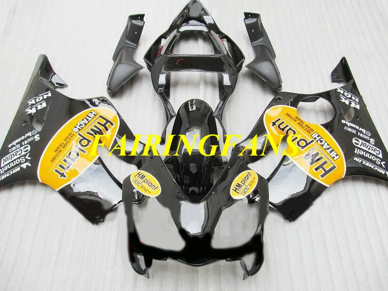 Инжекционный обтекатель комплект для HONDA CBR600F4I 01 02 03 CBR600 F4I 600F4I 2001 2002 2003 ABS Глянцевая задняя Обтекатели кузова+ подарки HV40