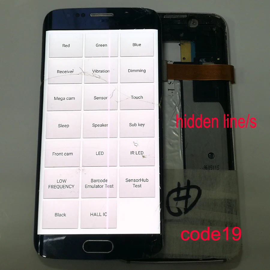 Jpfix для S6edge экран с рамкой и дугой экран с точкой взрыва