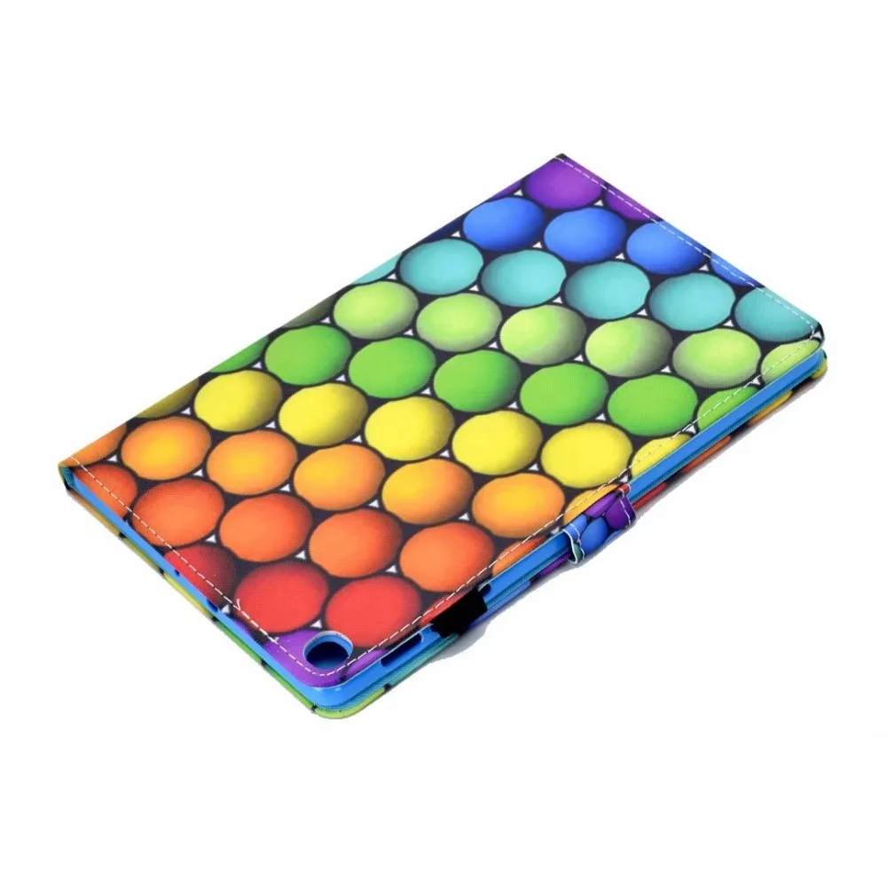 Кожаный PU смарт-чехол для Samsung Galaxy Tab A 10,1 T510 T515 SM-T510 SM-T515 чехол Funda планшет модный окрашенный Стенд чехол