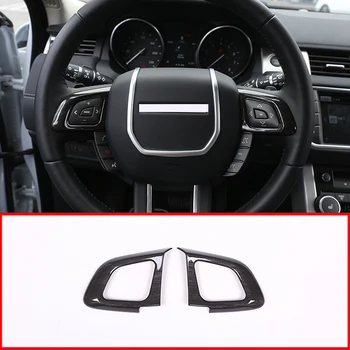 

New! 3 Style ABS Plastic Accessories For Land Rover Range Rover Evoque 12-17 Steering Wheel Button Cover Trim