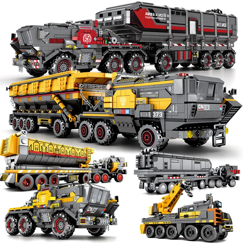 

Technic City Carrier Vehicle Truck The Wandering Earth Car Astronaut Building Blocks Sets Brick City Compatible with Legoinglys
