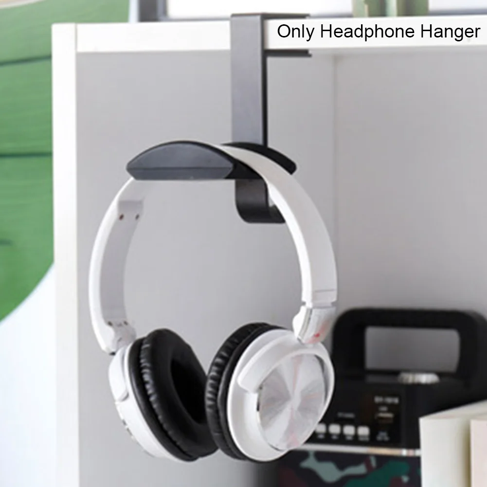 Save Space Headphone Hanger Universal Display Stand Desk Scratch Proof Metal Adjustable Clamp Home Easy Install Headset Hook