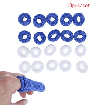 

10Pcs Finger Bandage Finger Bobs Cots Buddies Dressings First Aid Tubular Bandage 15x600mm For Use Beneath A Finger Cot