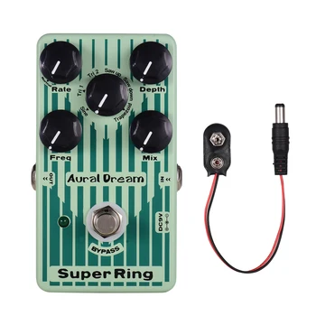 

Aural Dream Super Ring Guitar Effect Pedal Guitar Pedal 2 Ring Modes Aluminum Alloy Shell with True Bypass Guitar Acessaries