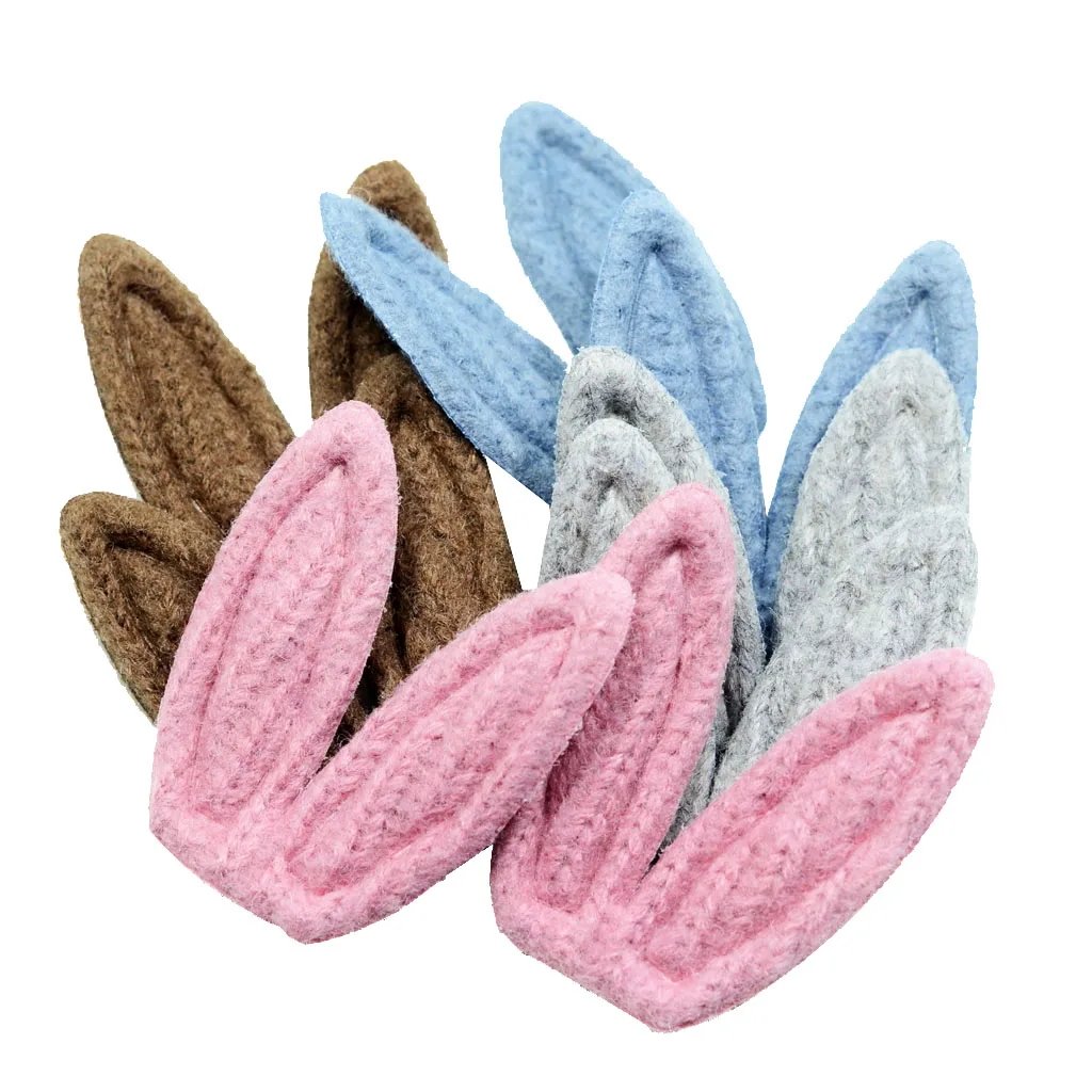 8 Pieces Handmade Yarn Rabbit Ears Crafts For &Kids Headband Party  Hair Band DIY Hair Accessories Garment Decorations