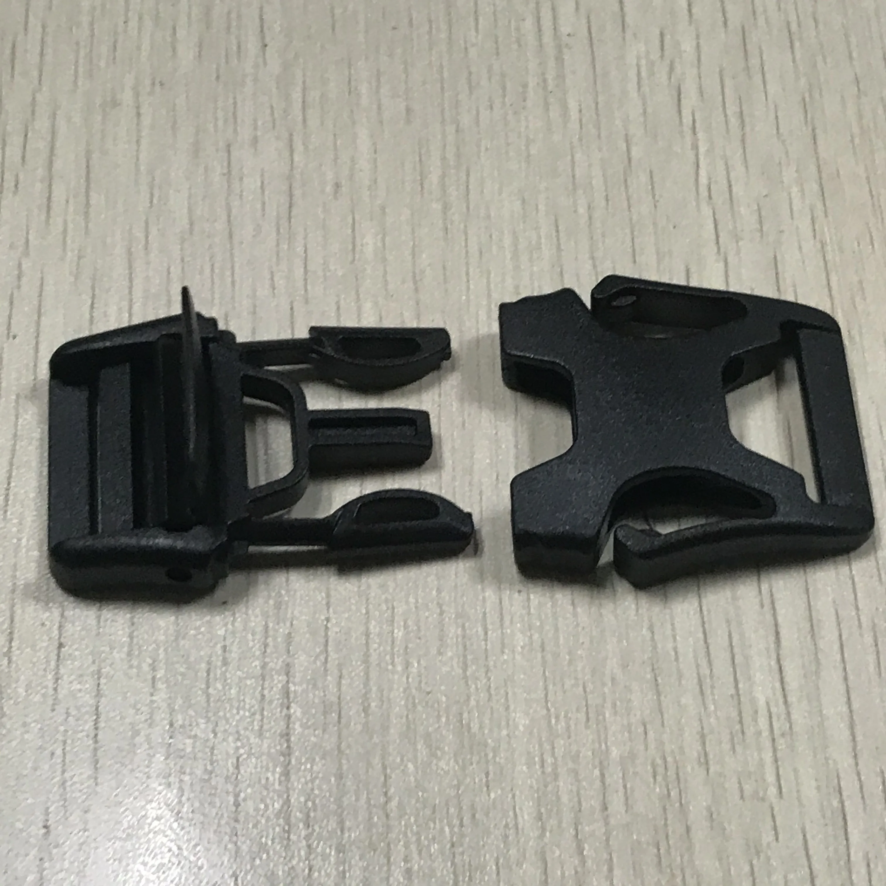 Black Plastic Side Release Buckles For Webbing Bags Straps Tactical Belt Buckle Tactical Vest Quick Release