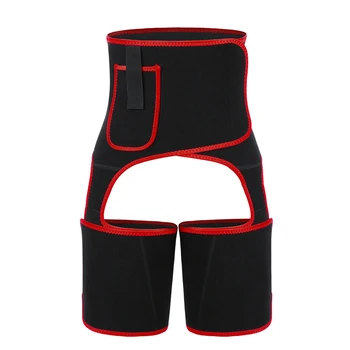 

Women Double Compression Sports Butt Lifter Neoprene Gym Loss Weight Thigh Trimmer Sweat Sauna 3 In 1 Waist Trainer Adjustable