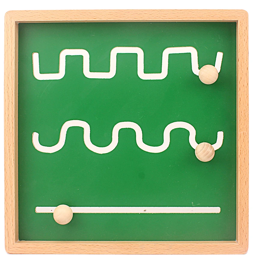 

Montessori Writing Practice Wood Teaching Toys Bend Straight Lines Geometric Shapes Exercise Learning for Kindergarten Children