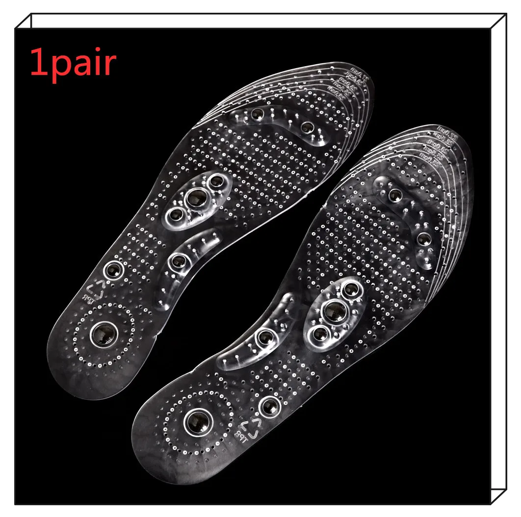 1Pair Magnetic Massage Insoles Breathable Shoes Pad Magnetotherapy Pad Shoes Soles Accessories Inserts NEW