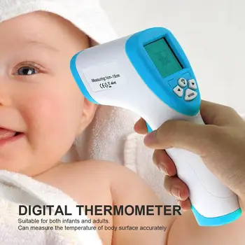 

Portable Forehead Non Contact Infrared Digital Thermometer Temperature Measurement Tool Quick Response Kitchen Supplies