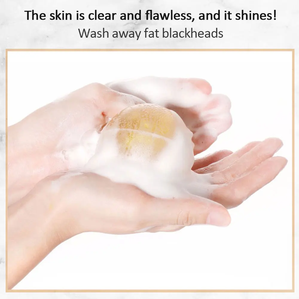 Removal Mites Handmade Soap Making Ball Deep Cleansing Oil Control Acne Whitening Bright Brighten Skin Cleansing TSLM1