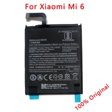 BM39 3250mAh батареи для Xiaomi mi 6 Батарея для mi 6 Li-lon мобильного телефона Встроенная запасная батарея