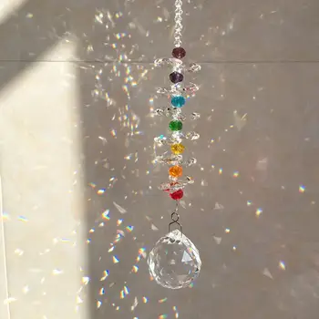 

30mm Crystal Ball Prism Rainbow Maker Chakra Hanging Window SunCacther