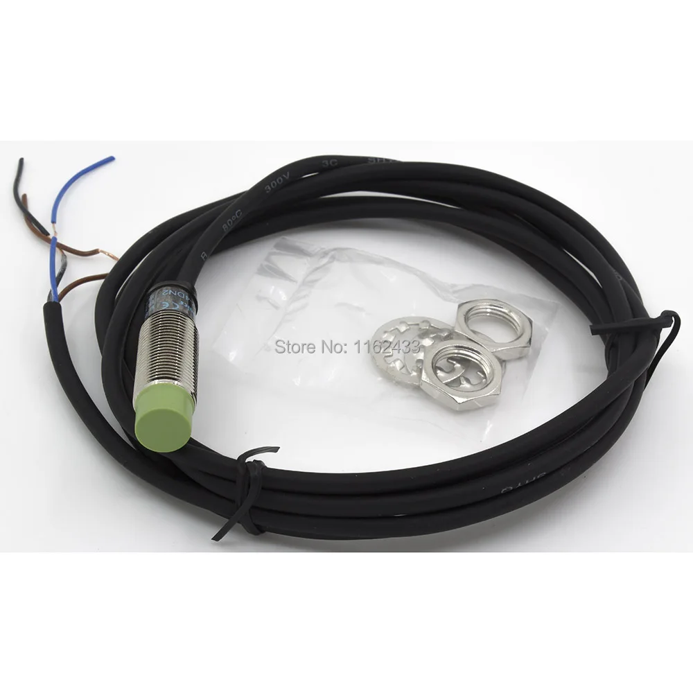 3 Wire PR12-4DN2 M12 Round Sensor NPN NC 10-30 VDC Non-Shielded Inductive Prox 4mm Sensing