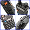 1PC Baofeng UV-5R Walkie Talkie UHF, VHF Portátil CB Ham Radio Amateur escáner de la policía de Radio Intercome transceptor HF UV5R ► Foto 2/6